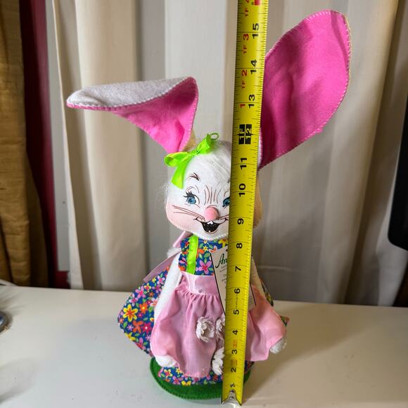 Annalee Dolls 2020 12in Easter Parade Girl Bunny New with Tags - Picture 8 of 8